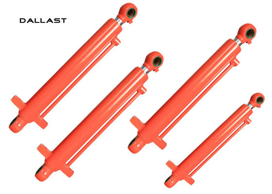 Industrial Piston Type Hydraulic Cylinder Hollow Bore Double Acting Stainless Steel